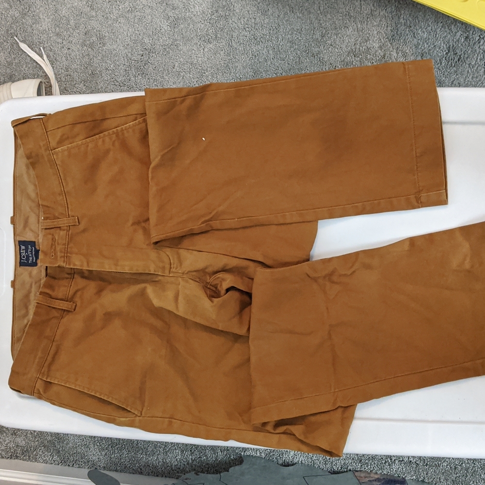 J crew Caramel chinos